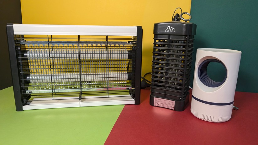 Elektrische Fallen mit UV-Licht und Stromschlag