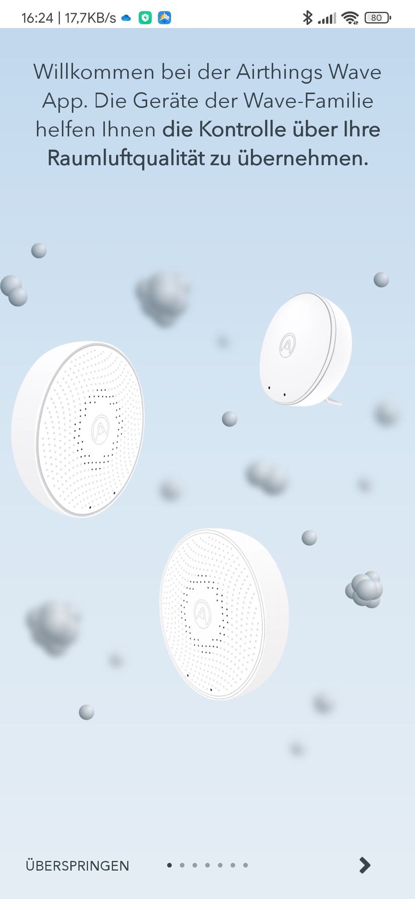 Airthings View Plus: App