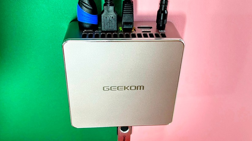 Mini-PC Geekom A5 – Anschlüsse hinten