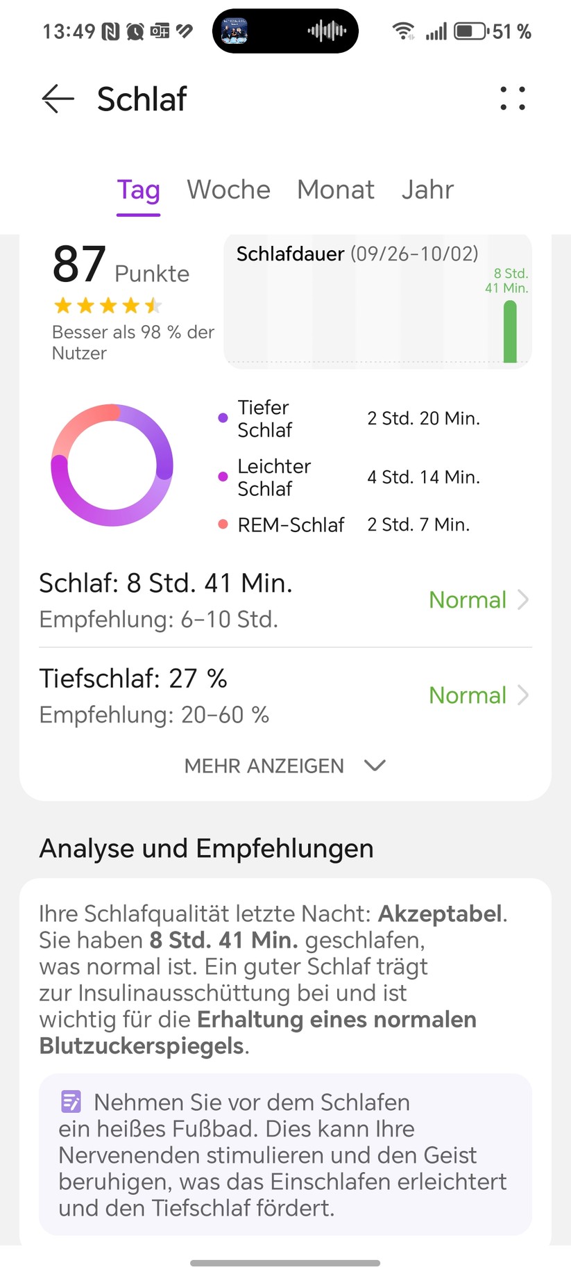 Huawei Watch GT 6 - Health App