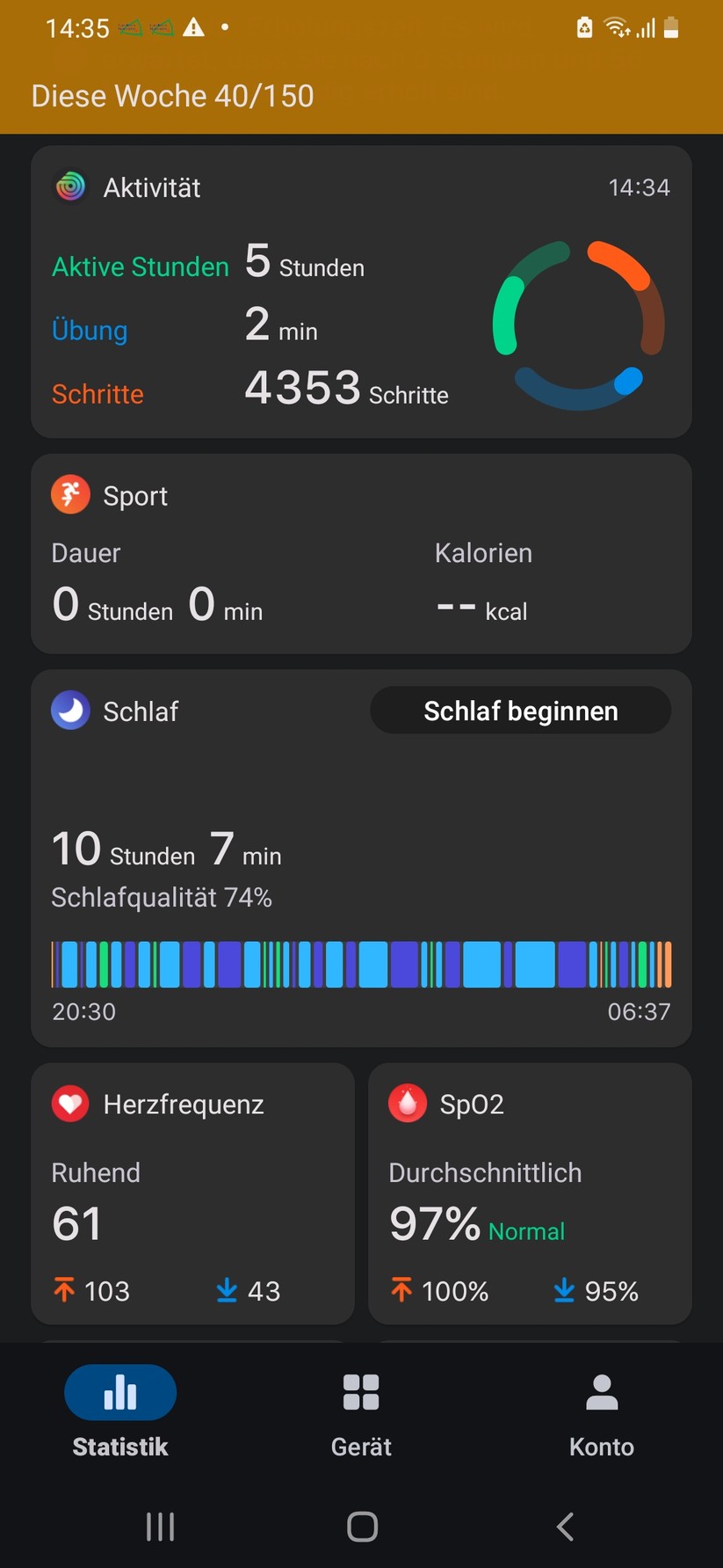 Mobvoi Ticwatch Pro 5 - App-Screenshots