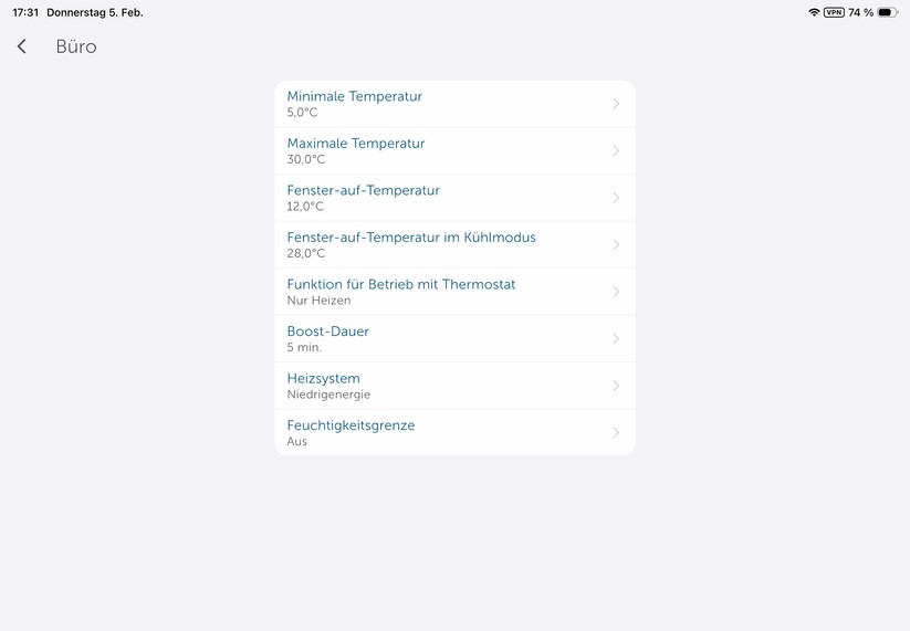 Die Homematic-IP-App ist auch für Tablets optimiert.