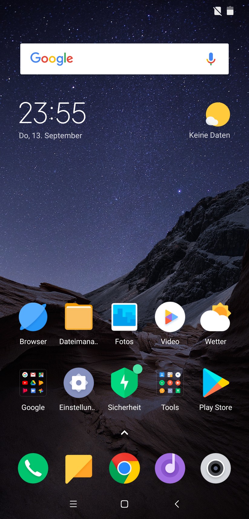 Startseite des Pocophone F1