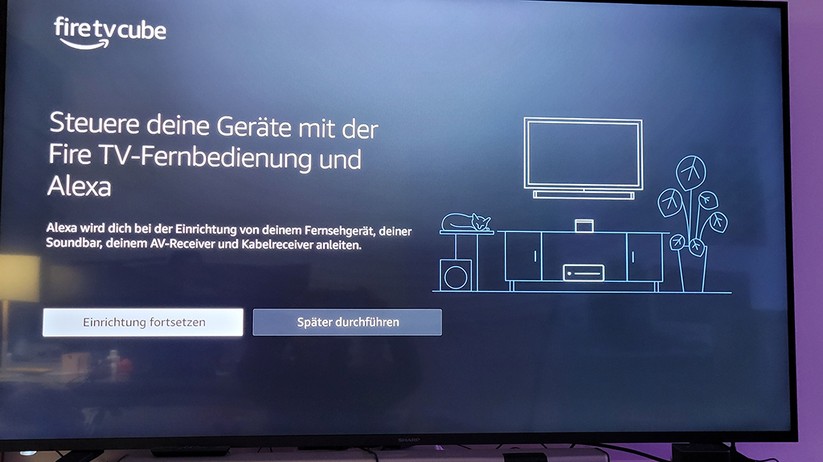 Fire TV Cube 2022: Setup