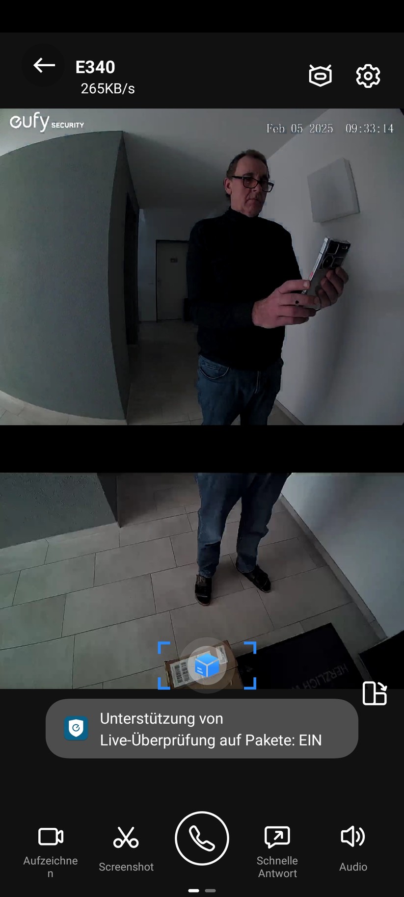 Eufy Video Doorbell E340: Konfiguration