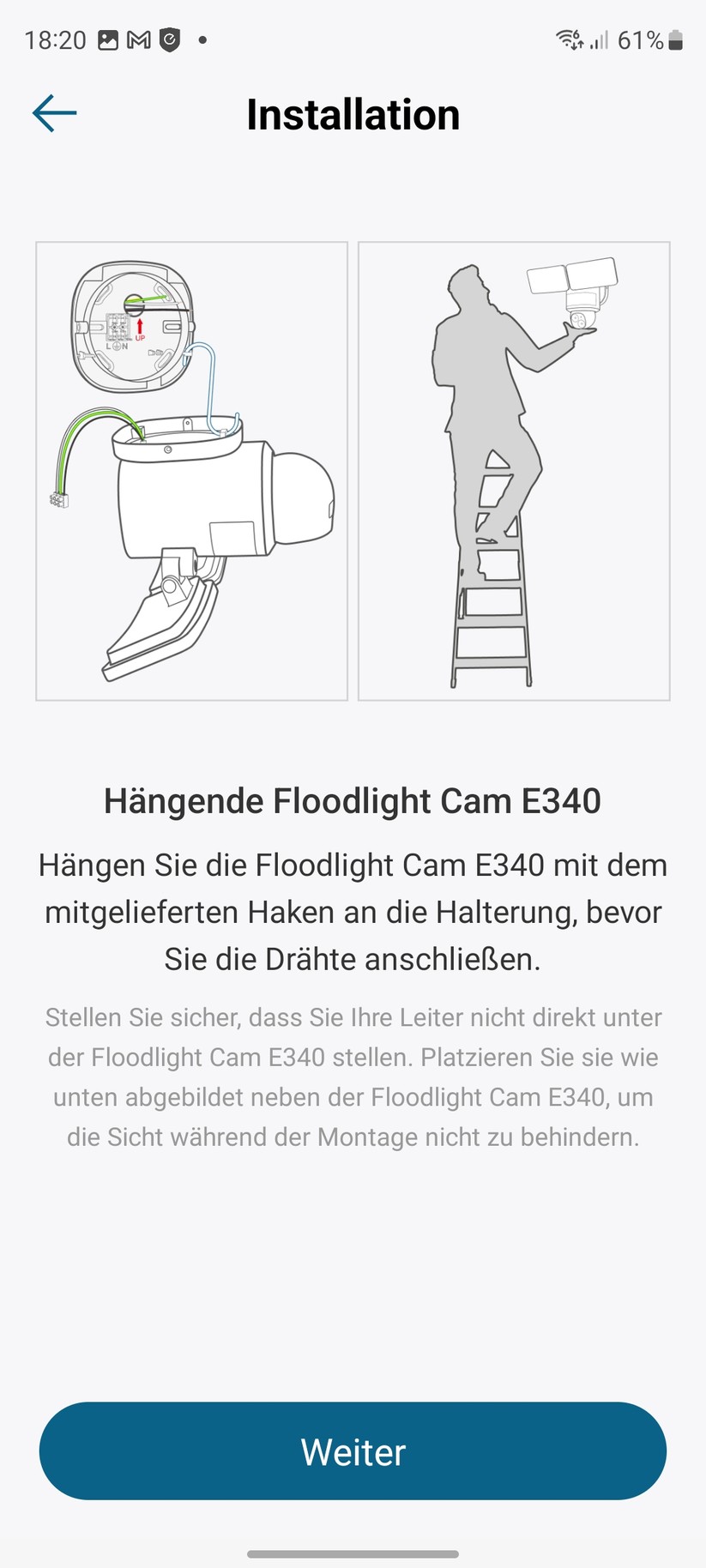 Eufy Floodlight Cam E340: Einrichtung und Einstellungen