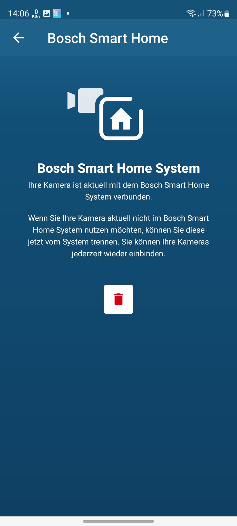 Bosch Eyes Innenkamera II: App, Einrichtung