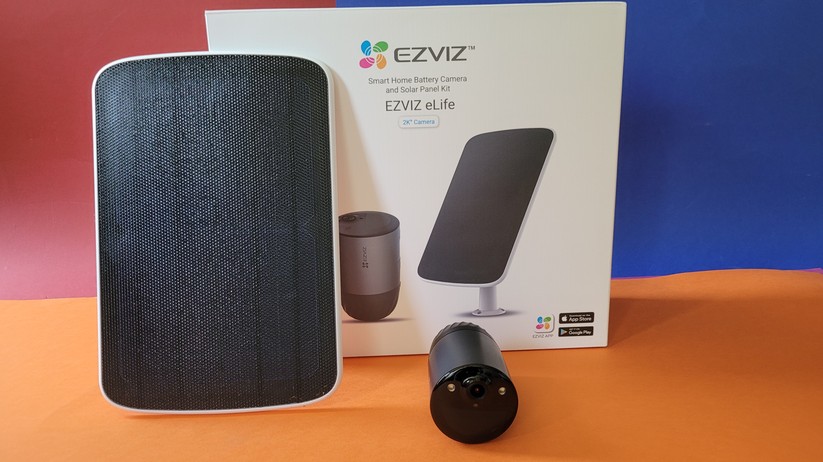 Ezviz Elife 2K+ (BC1C) mit Solarpanel