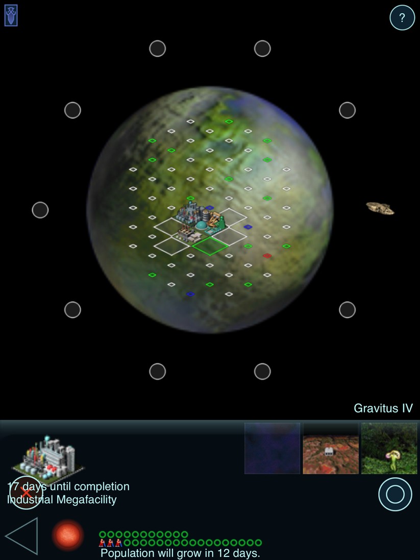 Ascendancy: Planetenansicht