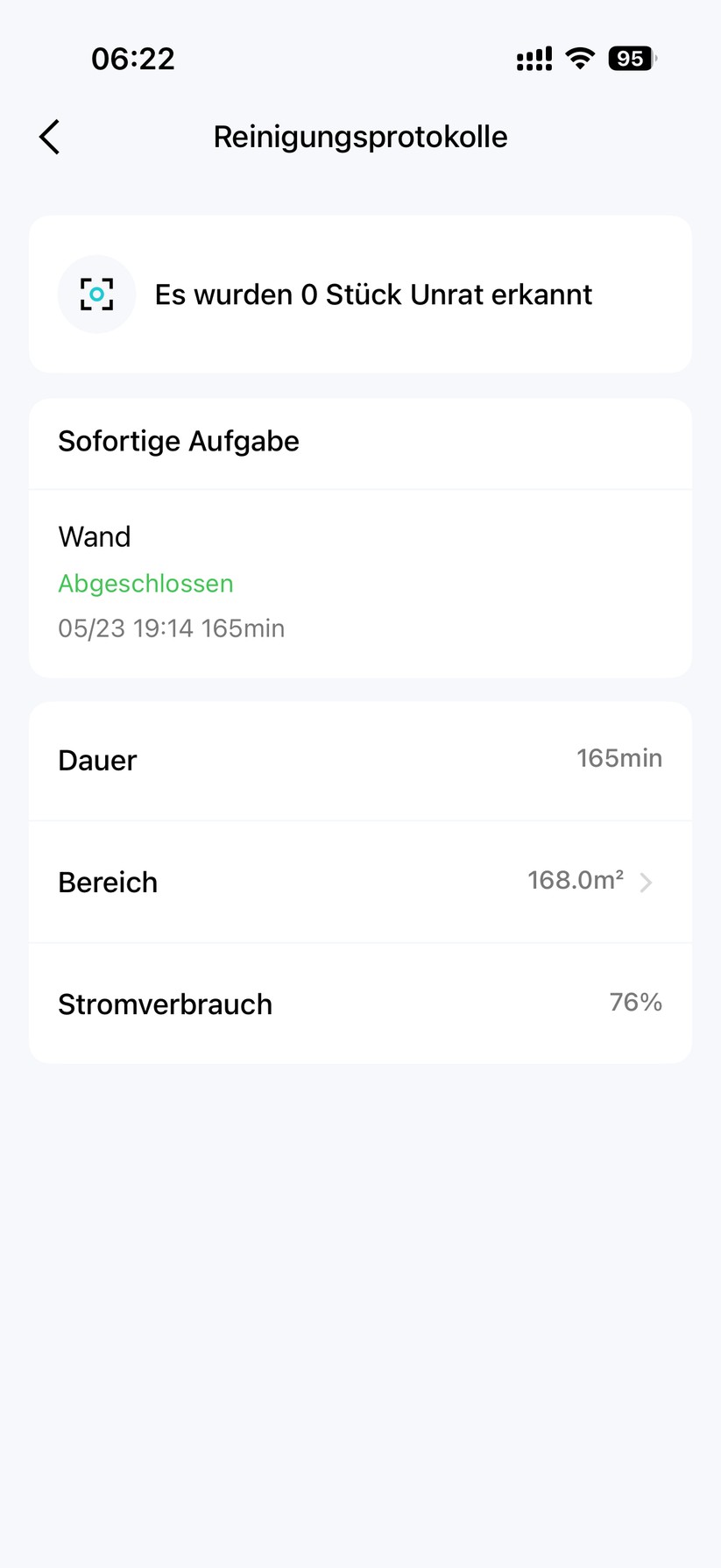 Aiper Scuba V3: App-Screenshots