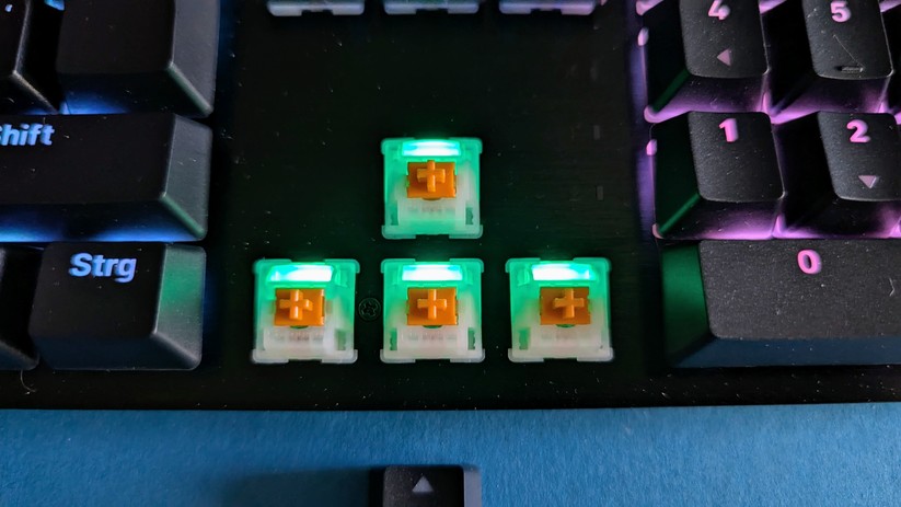 Viele Tastaturen unterstützen den Austausch der Switches mit Hilfe einer speziellen Zange.
