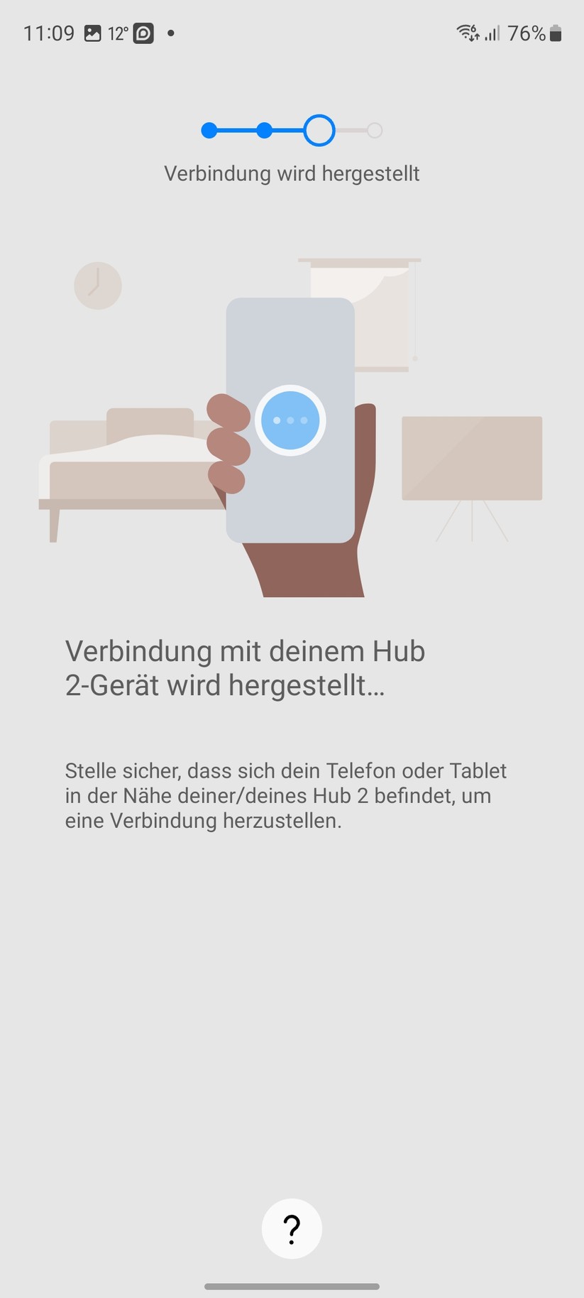 Bei der Kontaktaufnahme mit Samsung Smartthings meckert die Smartthings-App zwar über eine fehlende Matter-Zertifizierung. Trotzdem werden der Switchbot Hub2, seine Sensoren sowie die Vorhangsteuerung Switchbot Curtain in Smartthings eingebunden und können damit auch gesteuert werden.