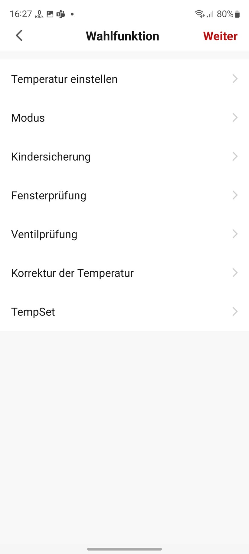  App - Temperatursensor kalibrieren