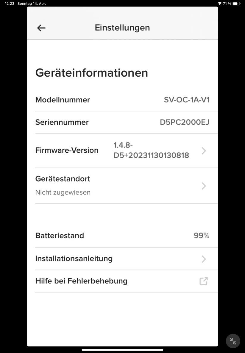Yale Smart Outdoor Camera: Einrichtung und Einstellungen