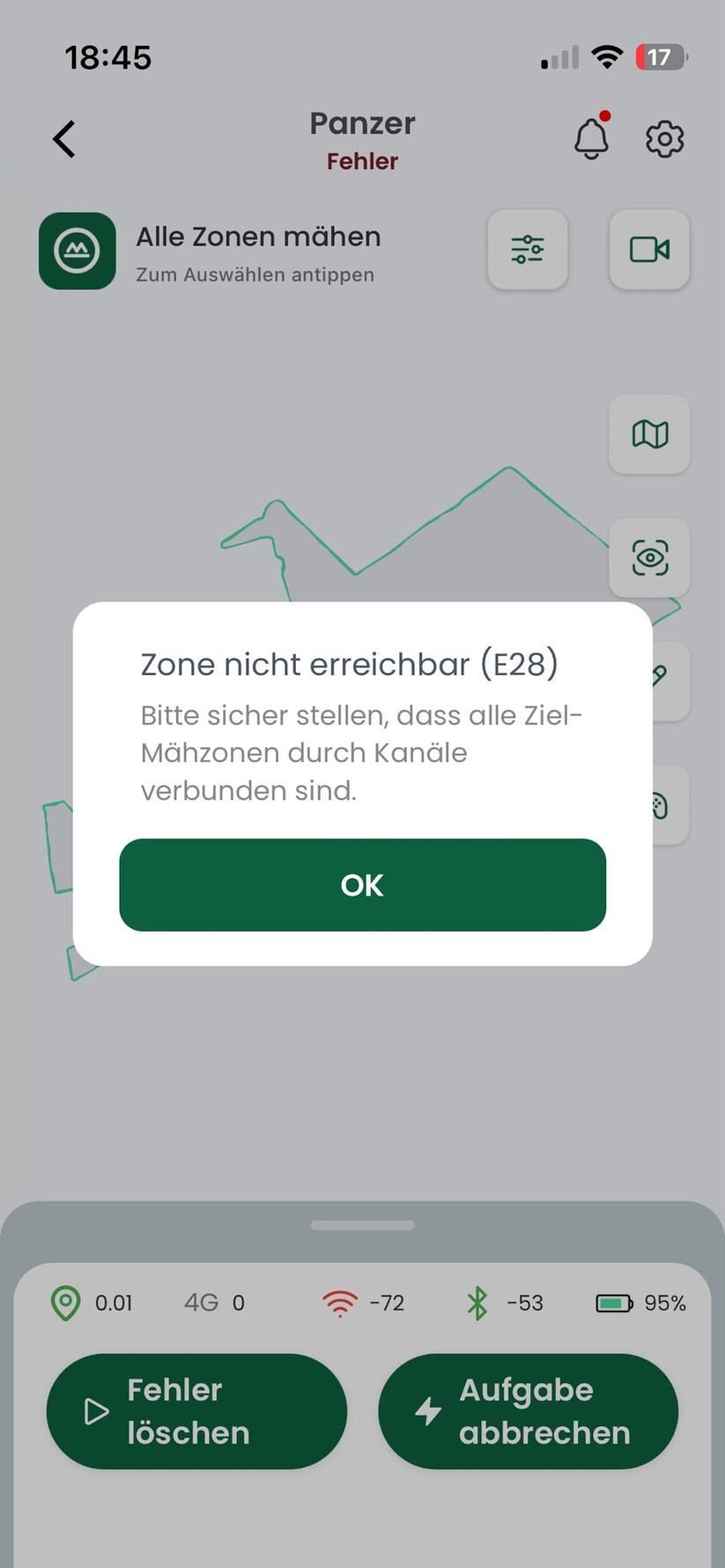 Lymow One Plus: Grundsätzlich bietet die App viele Möglichkeiten, ohne so intuitiv und umfangreich wie bei Segway oder Mammotion zu sein. Vor allem Einstellungsmöglichkeiten bei der Hinderniserkennung haben wir stark vermisst.