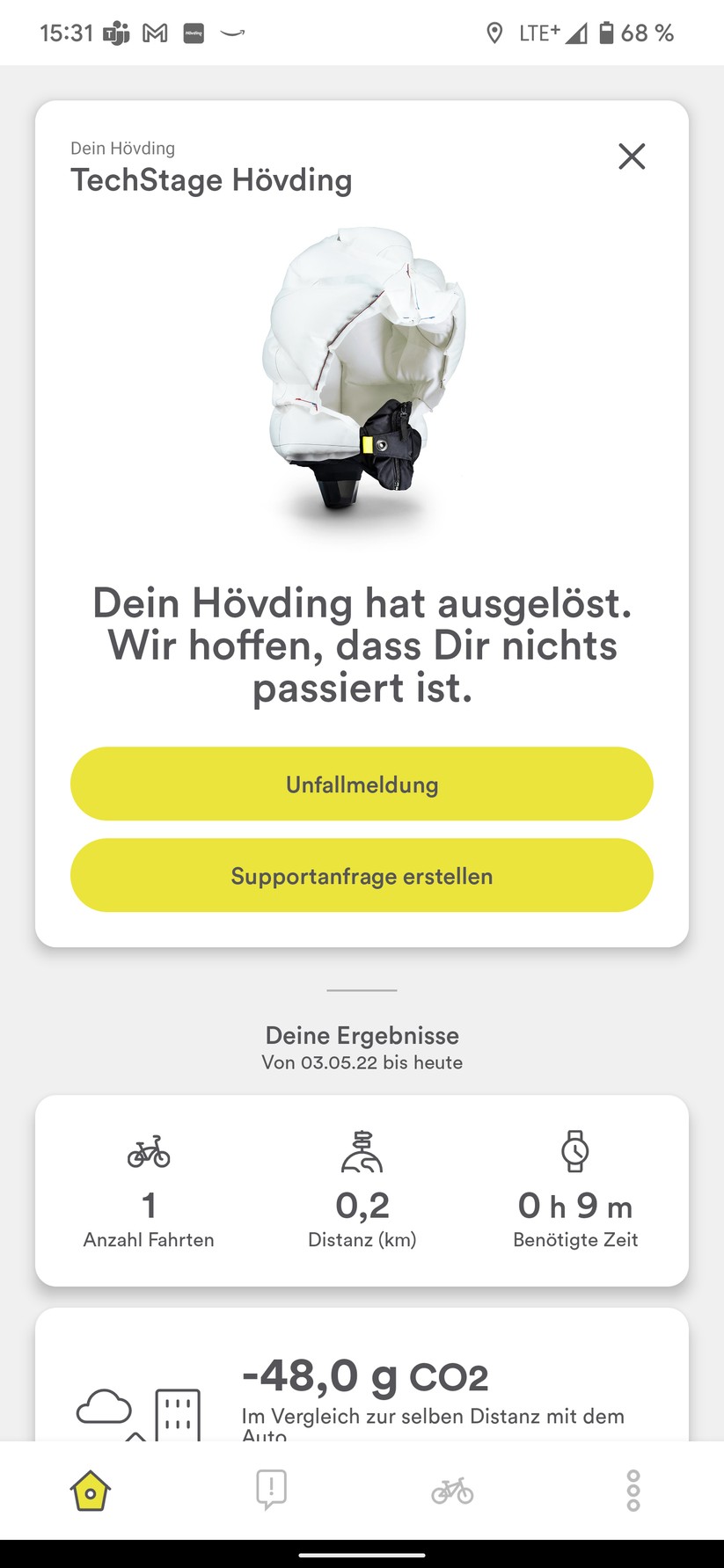 Hövding 3 App