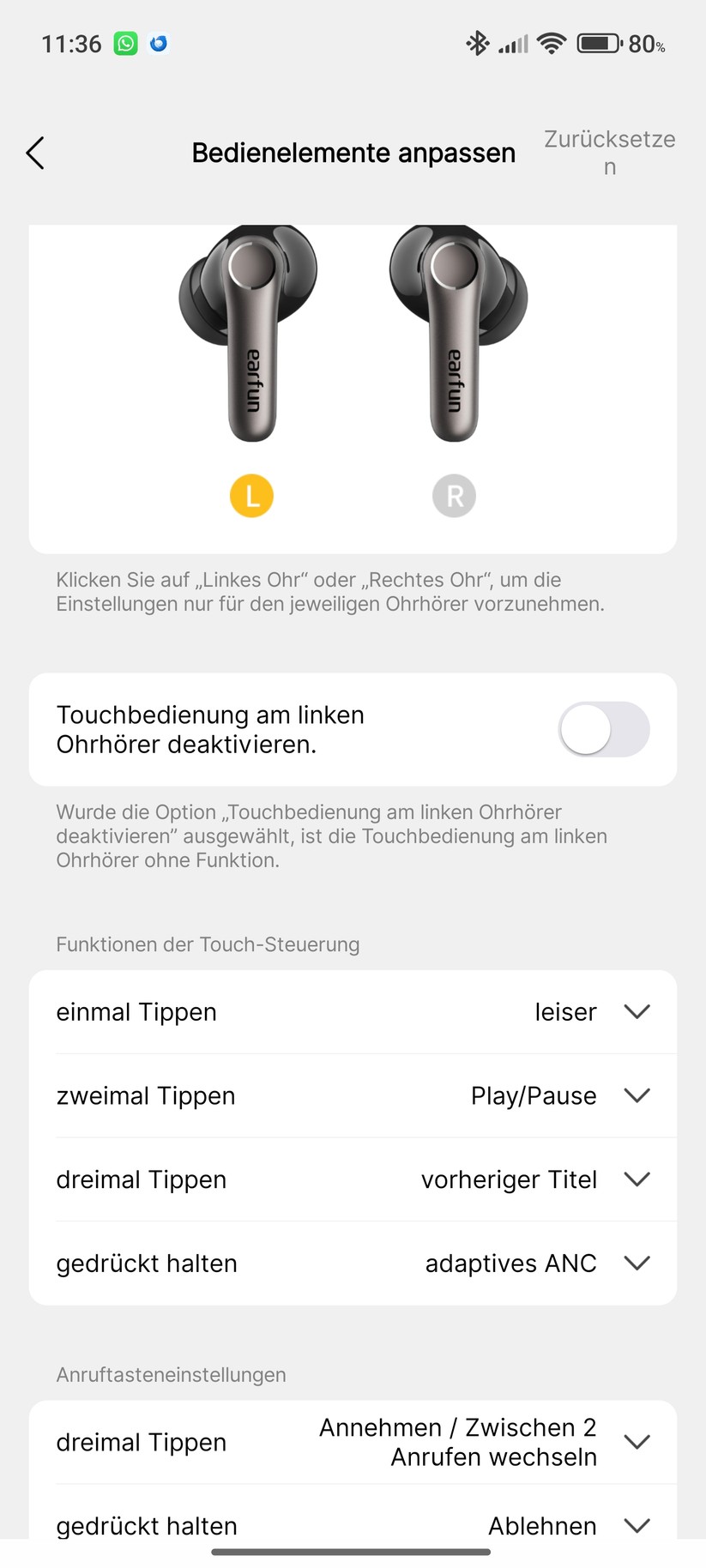 Earfun Air Pro 4+ Screenshot