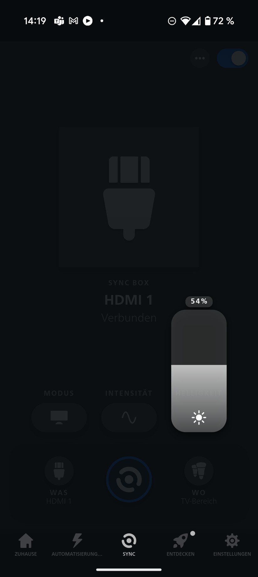 Philips Hue Play HDMI Sync Box 8K Screenshot