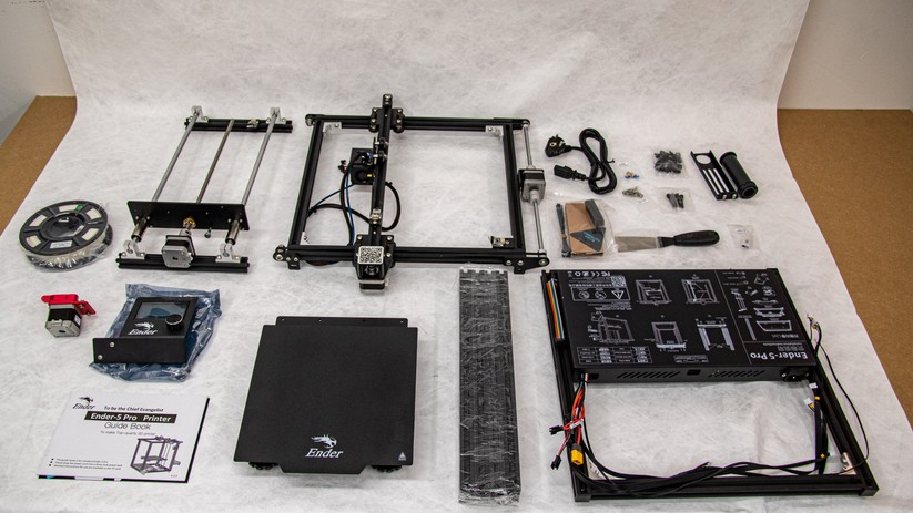 Ender 5 Pro: Die meisten Komponenten sind vormontiert.