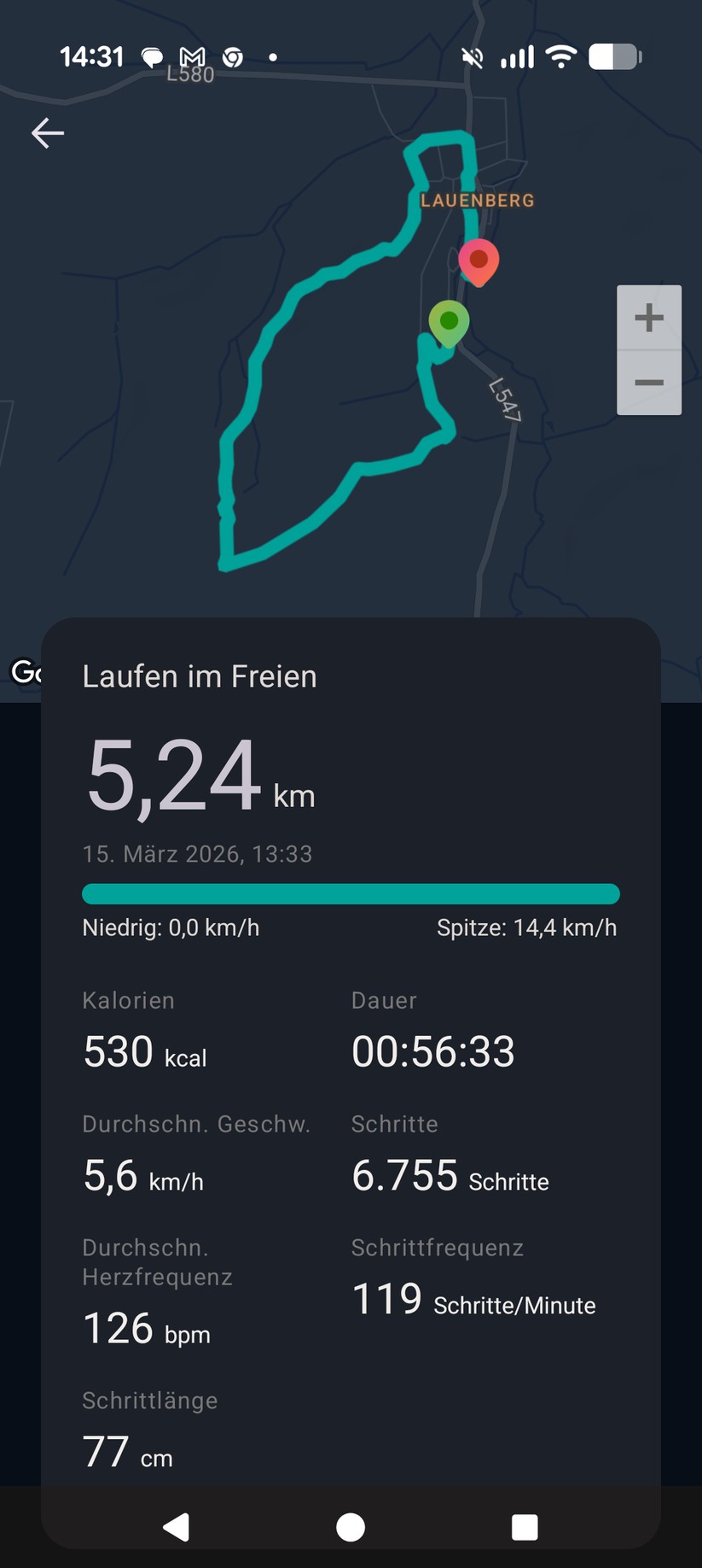 App der Motorola Moto Watch
