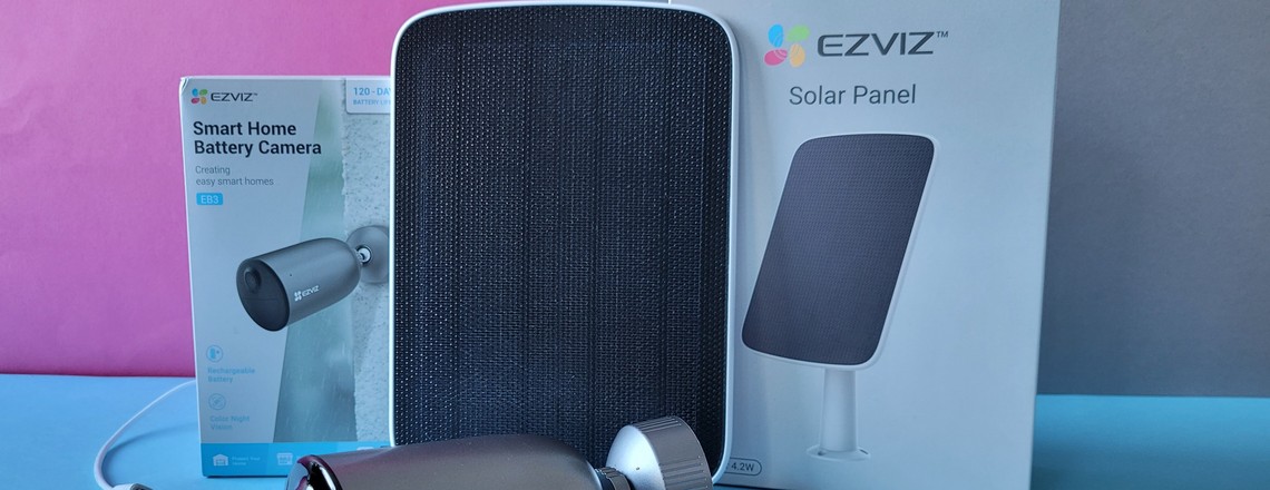 Ezviz EB3 mit 2K-Auflösung, Akku, WLAN und Solarpanel