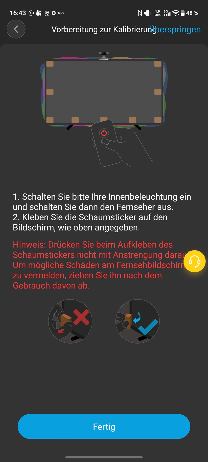 Govee TV-Hintergrundbeleuchtung 3 Pro Screenshot