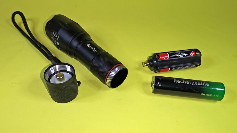 LED-Leuchten: Einige Lampen funktionieren mit Akkus und Batterien.