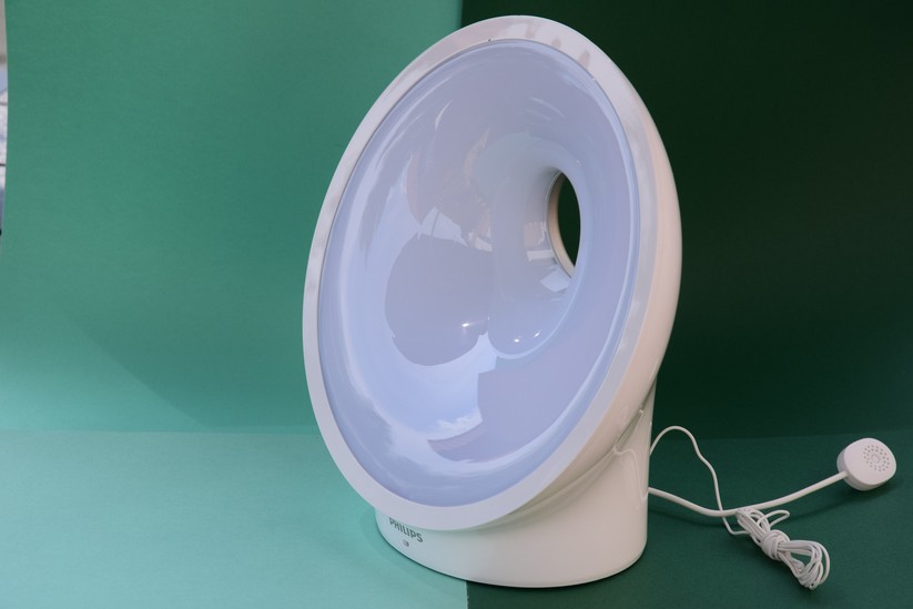 Der gesamte Ring des Wake Up Lights wird im Betrieb beleuchtet.