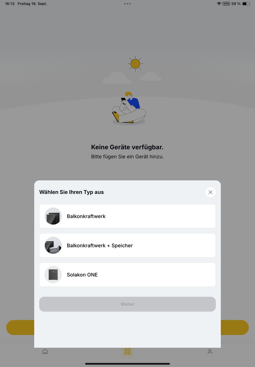 Solakon One: Inbetriebnahme mit Solakon-App