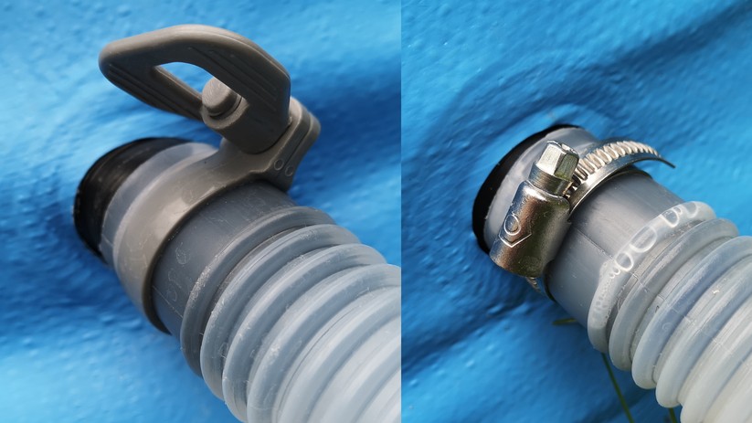 Günstige Rohrschellen aus Metall ersetzen die Originale aus brüchigem Kunststoff. 