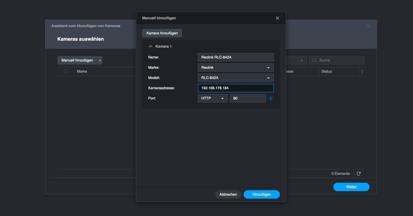 Synology Surveillance Station auf DS223