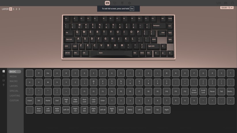 Wobkey Rainy 75 DE ISO - Bilder App