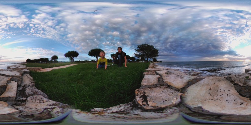 Ein Beispielfoto der LG 360 Cam aus dem letzten Sommerurlaub.