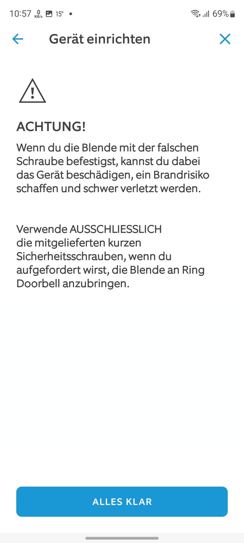 Ring Doorbell 4: Einrichtung