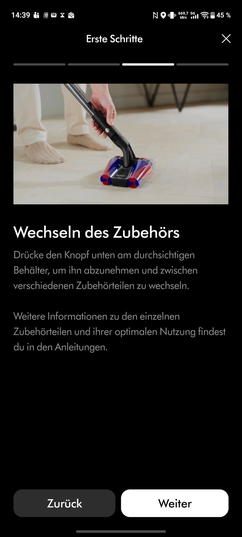 Dyson Pencilvac Screenshot