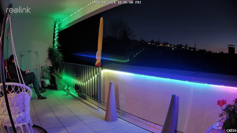 Reolink CX810: Einstellungen und Testaufnahmen