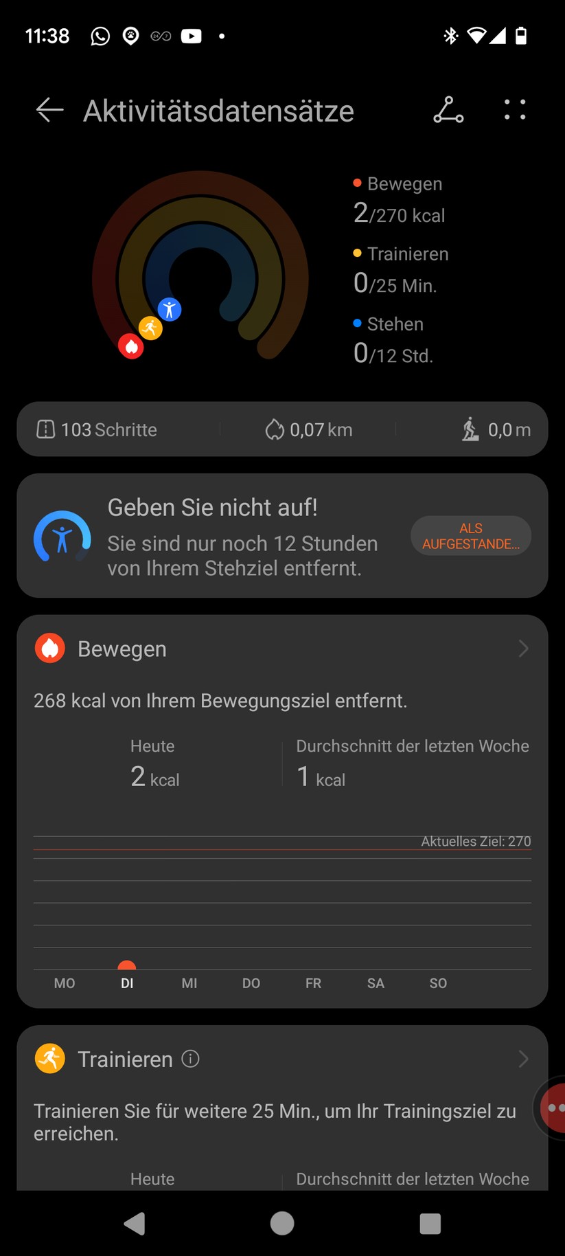 Huawei Watch Fit SE - Health App