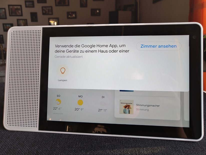 Lenovo Smart Display, Einrichtung