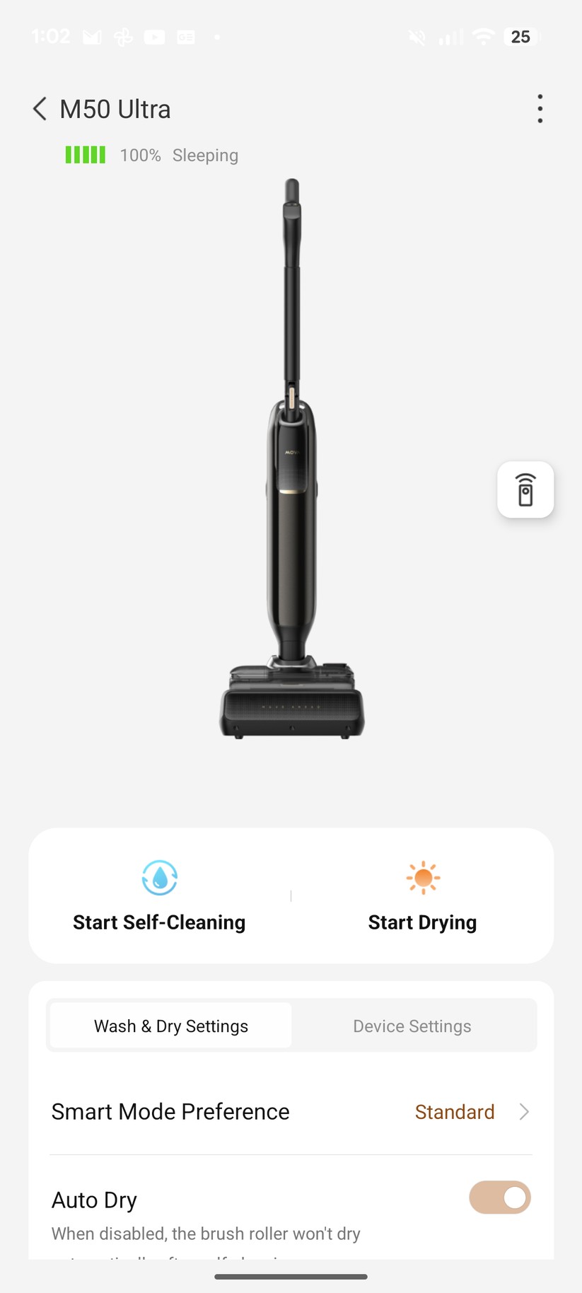 Mova M50 Ultra - Bilder App 