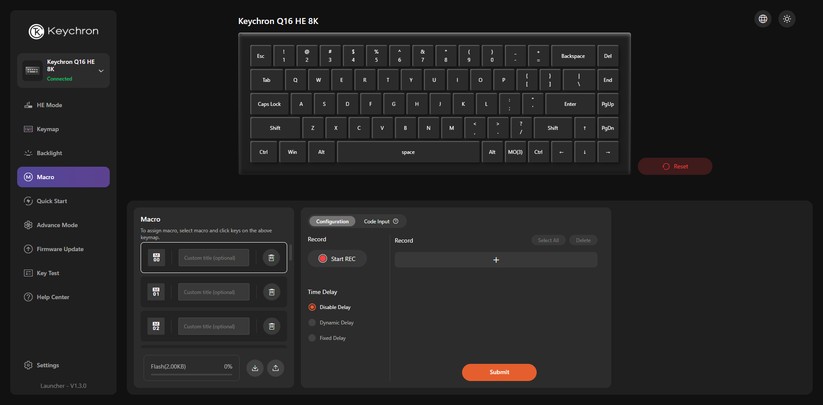 Keychron Q16 HE 8K - Bilder App