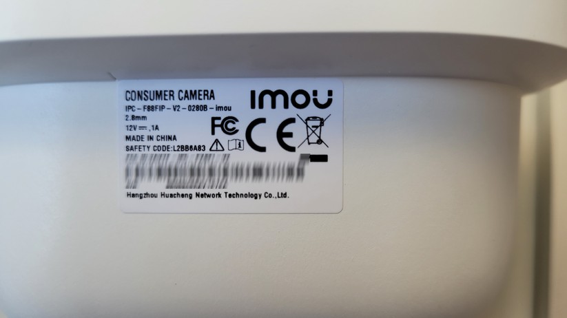 Imou Knight 4K: Das Standard-Geräte-Passwort wird beim Zugriff über ONVIF benötigt.