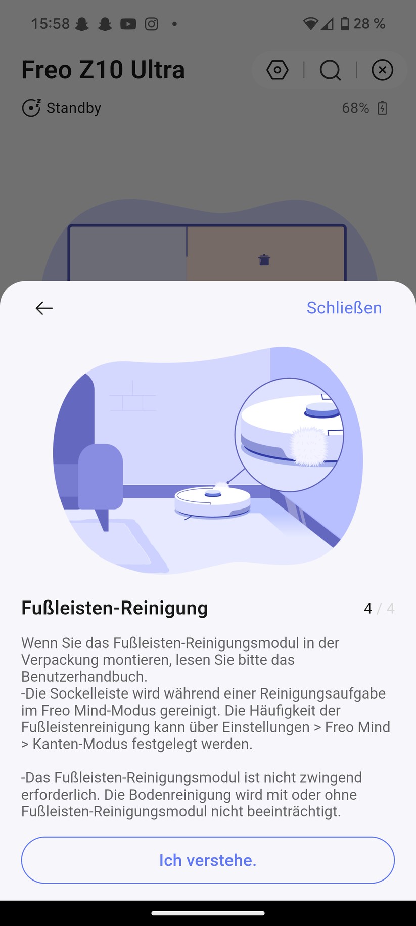 Narwal Freo Z10 Ultra – App