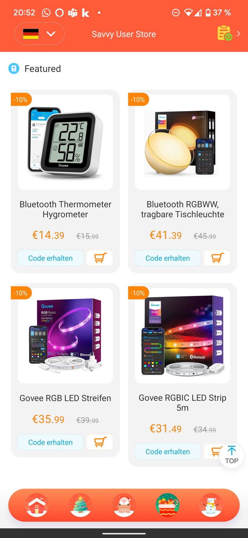 Govee App Screenshots