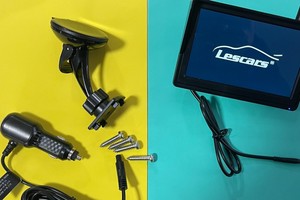 Lescars Solar-Funk-Rückfahrkamera mit Parksensoren im Test