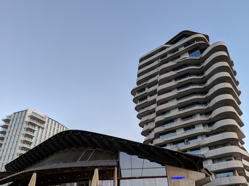 Aufnahme bei Sonnenuntergang