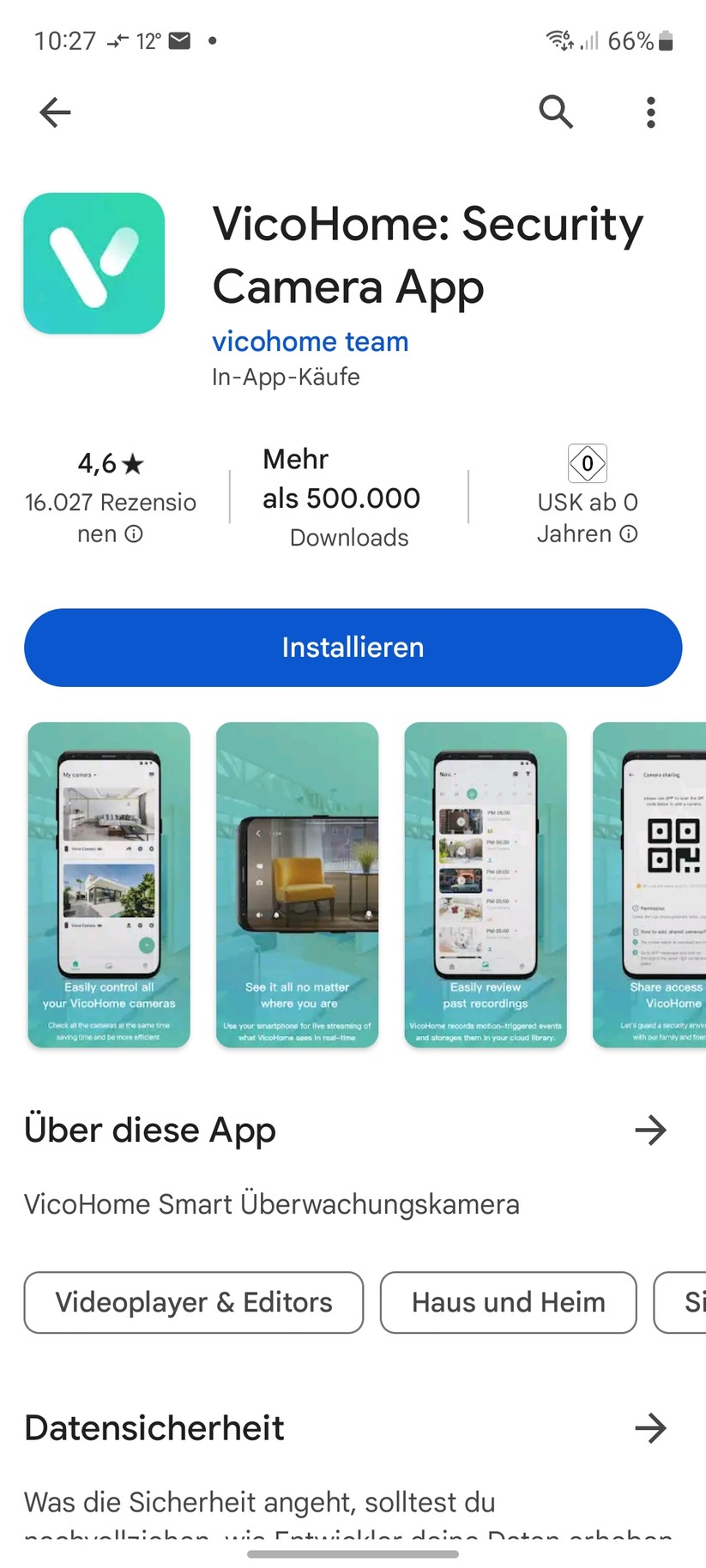 Annke Whiffle (M136): Setup mit App Vico Home