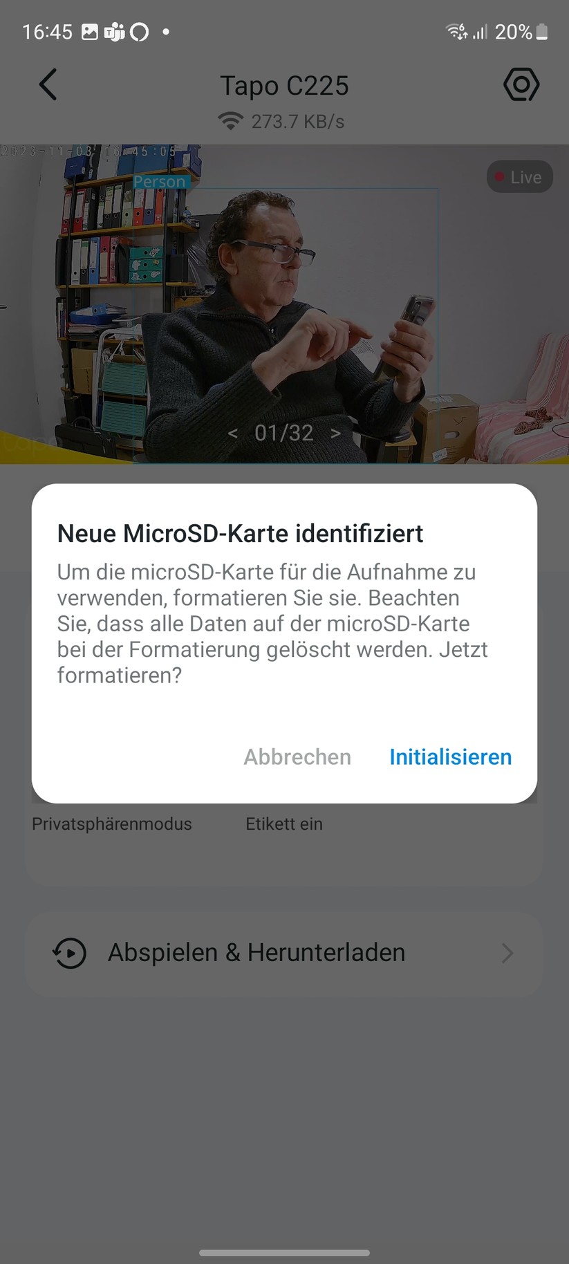 TP-Link Tapo C225: Einrichtung und Einstellungen