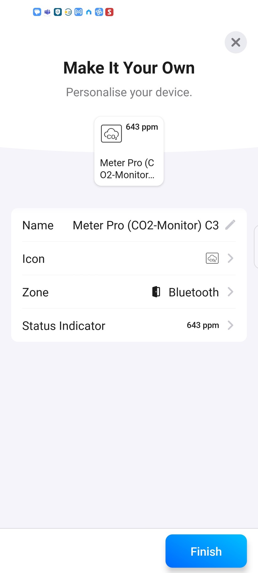  Switchbot Meter Pro CO₂: Integration in Homey Pro