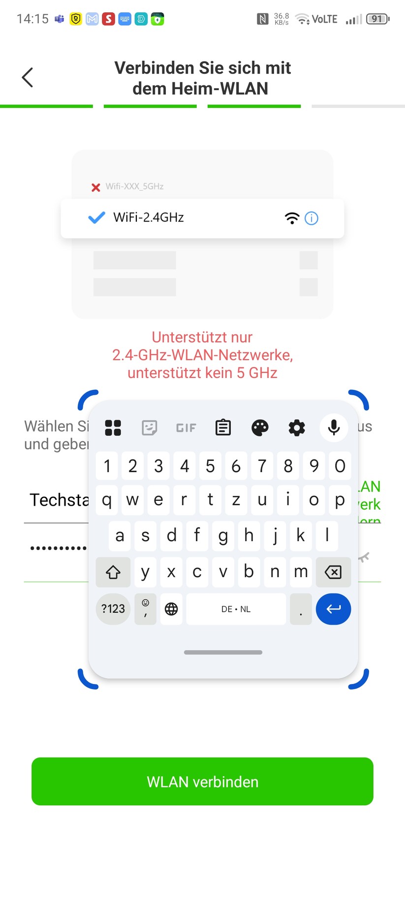 Roboup Raccoon 2 SE: Die Roboup-App liegt auf Deutsch und ist übersichtlich, sodass man den Mähroboter leicht konfigurieren und Zeitpläne erstellen kann.