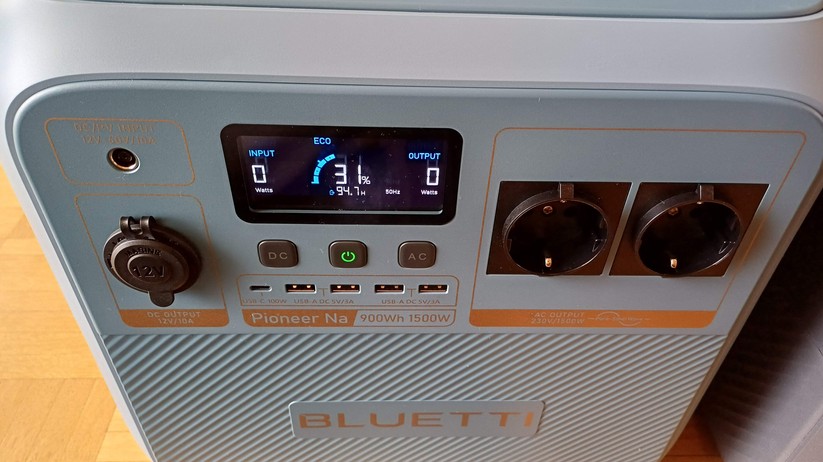 Bluetti Pioneer Na im Test: Kälteresistente Powerstation mit Natrium-Ionen-Akku mit 1500 W und 900 Wh